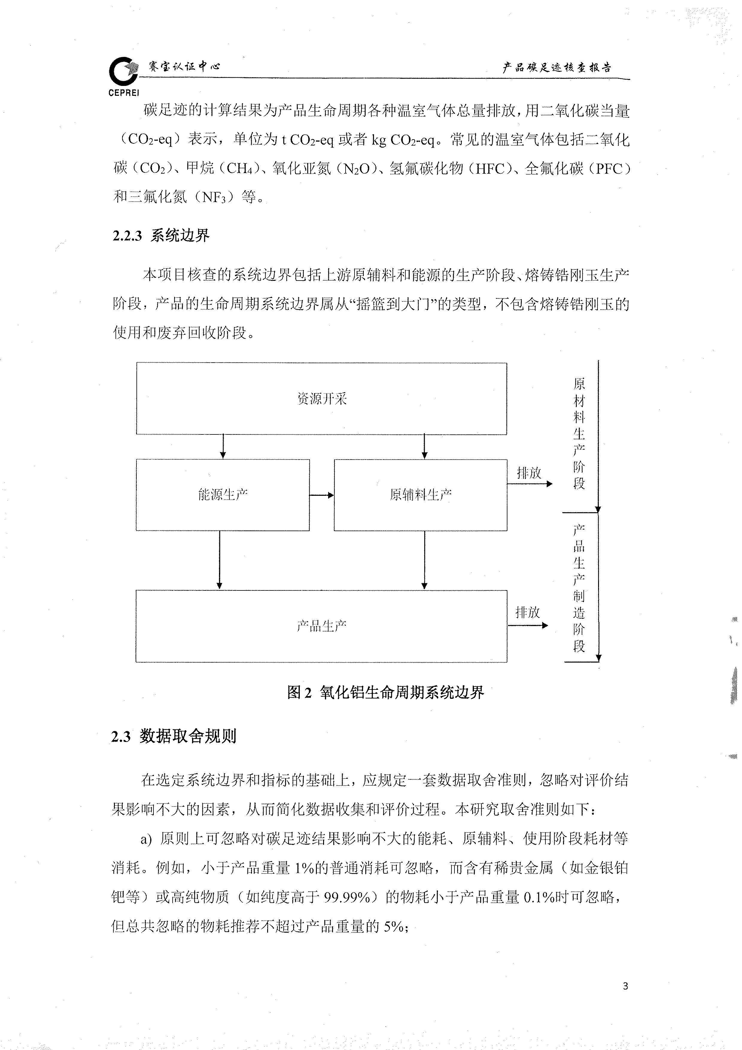 2020年度碳足跡核查報告